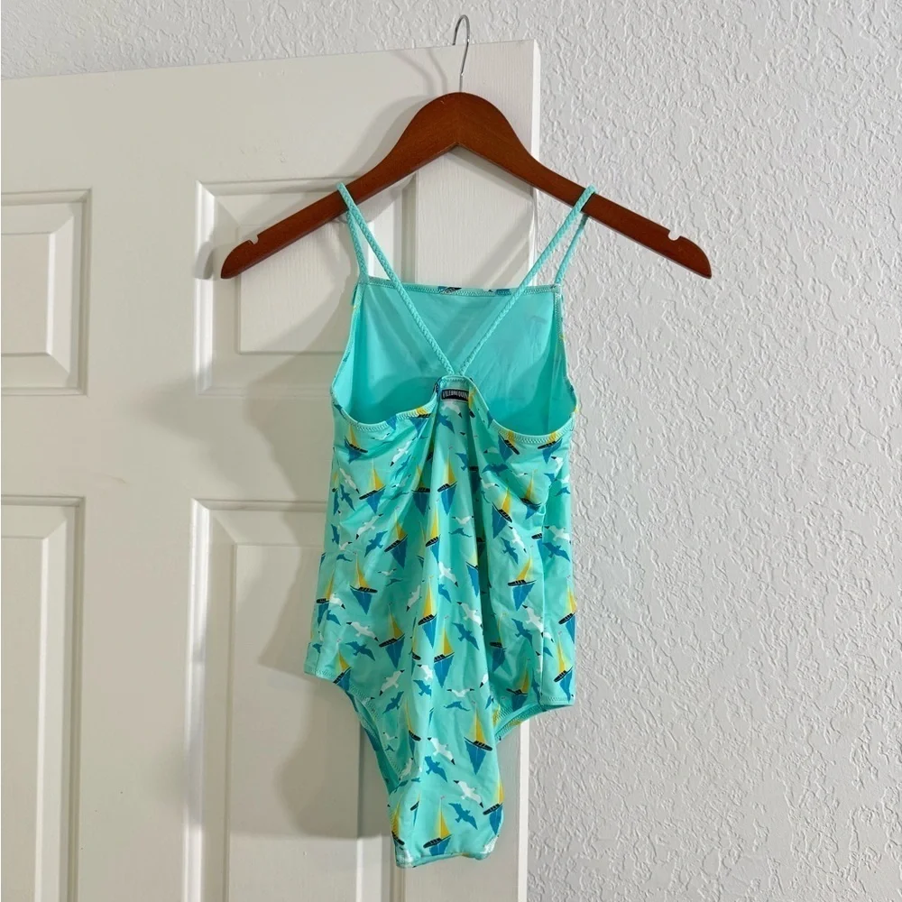 VILEBREQUIN Girl's Gom Sailboat Print One-Piece Swimsuit